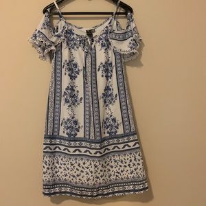 Crepe off-The-Shoulder Dress